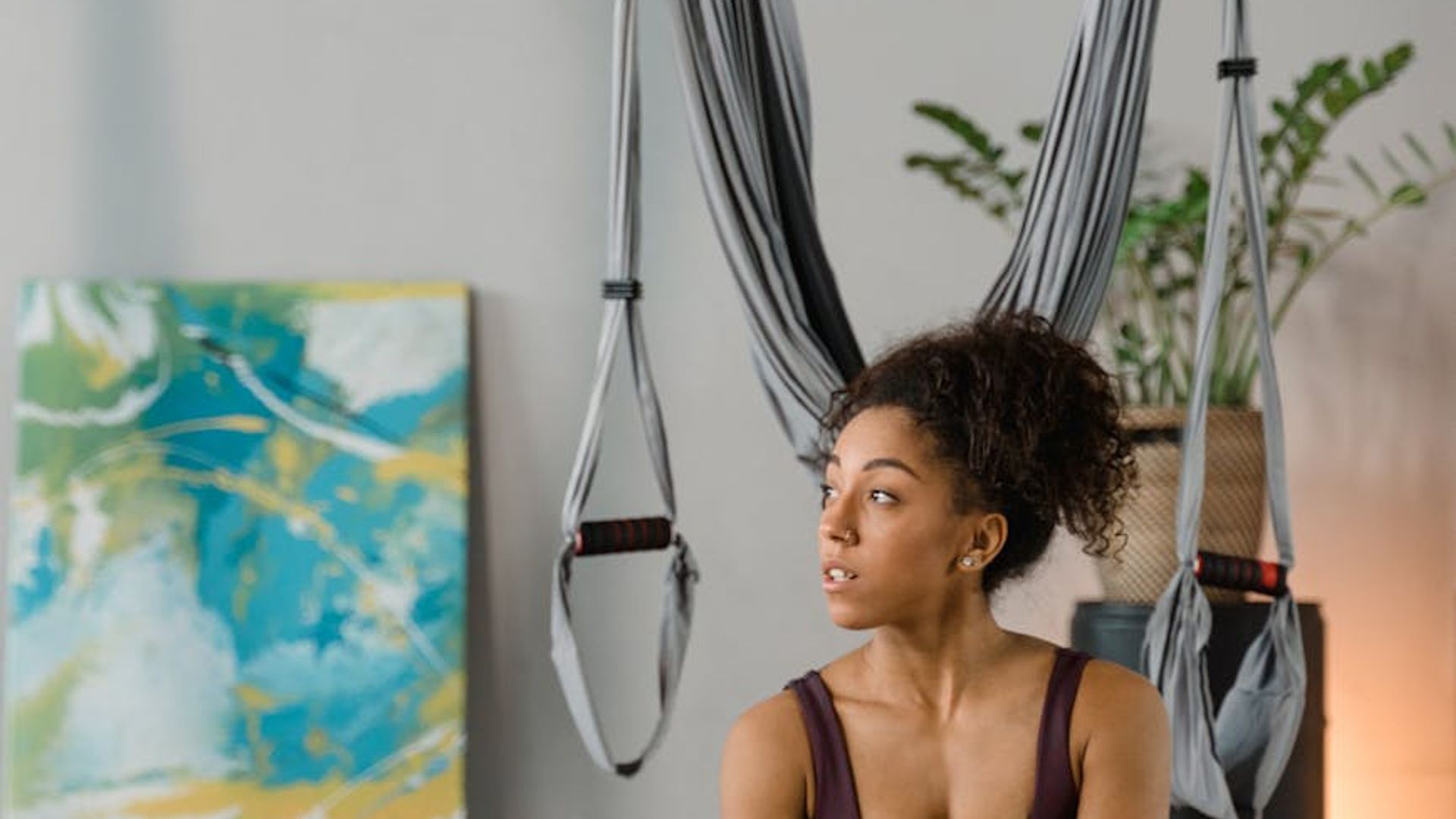 Soft and calm background image for a yoga studio